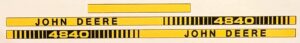 Decal 1/16 John Deere 4840 Prestige/Precision Hood Stripe  DJ252P