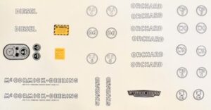 Decal 1/16 McCormick-Deering WD-4 WD-6 Standard/Orchard Set - DI23WD