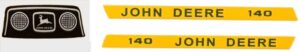 Decal 1/16 John Deere 140 L&G Grille-DJ402