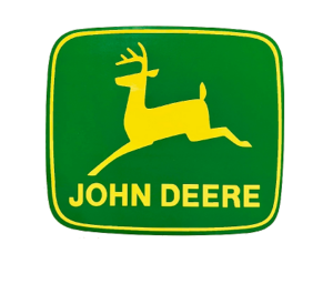 Decal John Deere Logo Green/Yellow 4" J1969