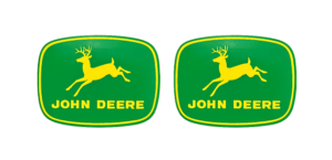 Decal John Deere Logo Green/Yellow 2 7/8" J1975
