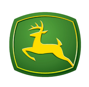 Decal John Deere Logo Green/Yellow 3" - DJ2912