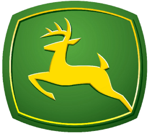 Decal John Deere Logo Green/Yellow 4" - DJ2913