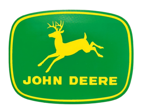Decal John Deere Logo Green/Yellow 4" J1974