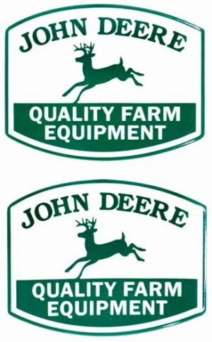 Decal John Deere Logo Quality Farm Equipment green 2 1/2"- DJ1905